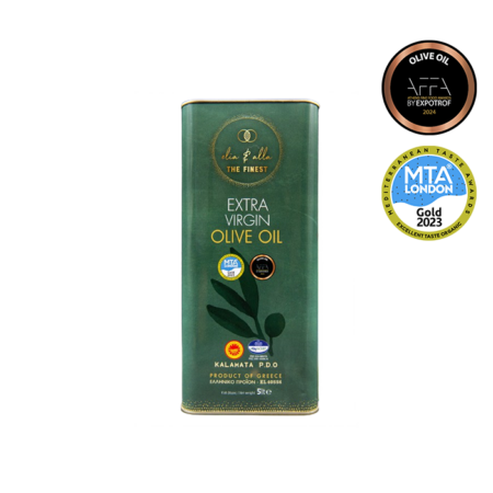 Εξαιρετικό παρθένο ελαιόλαδο ΠΟΠ Καλαμάτας - 5lt μεταλλικό δοχείο