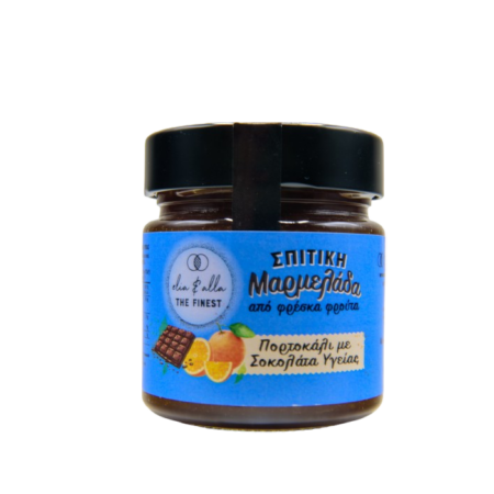 Μαρμελάδα Πορτοκάλι με Σοκολάτα Υγείας 280gr