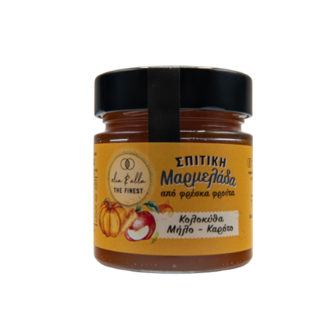 Μαρμελάδα κολοκύθα, μήλο, καρότο